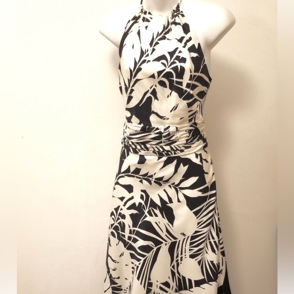 Silk Ann Taylor Midi Dress. Sz 8. Excellent condition.